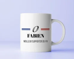 Mug personnalisé rugby - Supporter Rugby|Cadeaux.com Outlet
