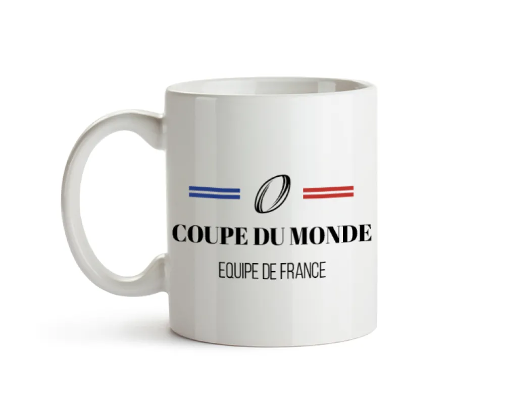 Mug personnalisé rugby - Supporter Rugby|Cadeaux.com Outlet
