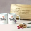 Mugs personnalisés avec boîte à thé - Prénoms Couple|Cadeaux.com Best