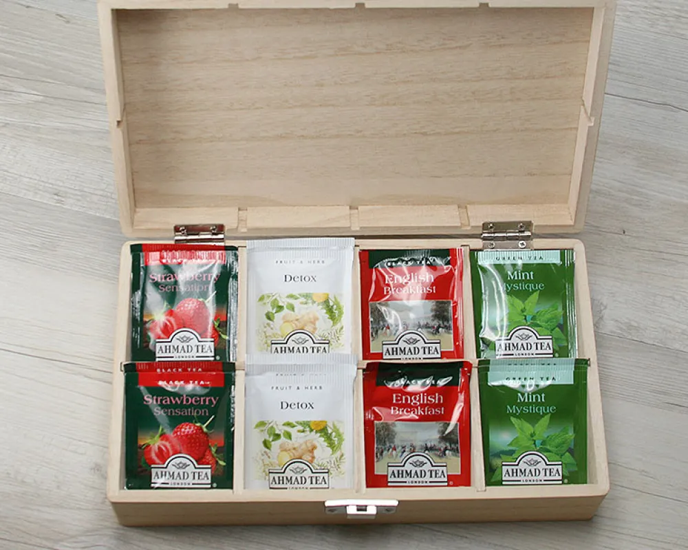 Mugs personnalisés avec boîte à thé - Prénoms Couple|Cadeaux.com Best