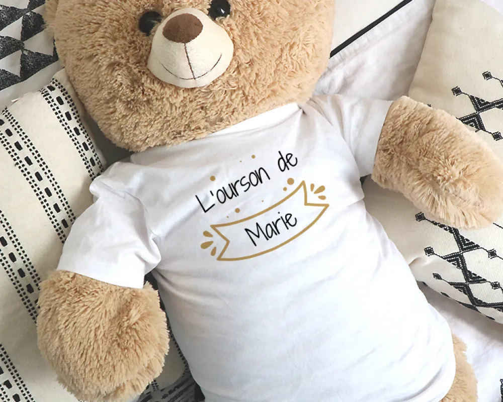 Ours Géant Personnalisable - Prénom|Cadeaux.com Outlet