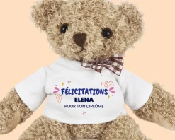 Ourson en peluche personnalisable - Félicitations|Cadeaux.com Online
