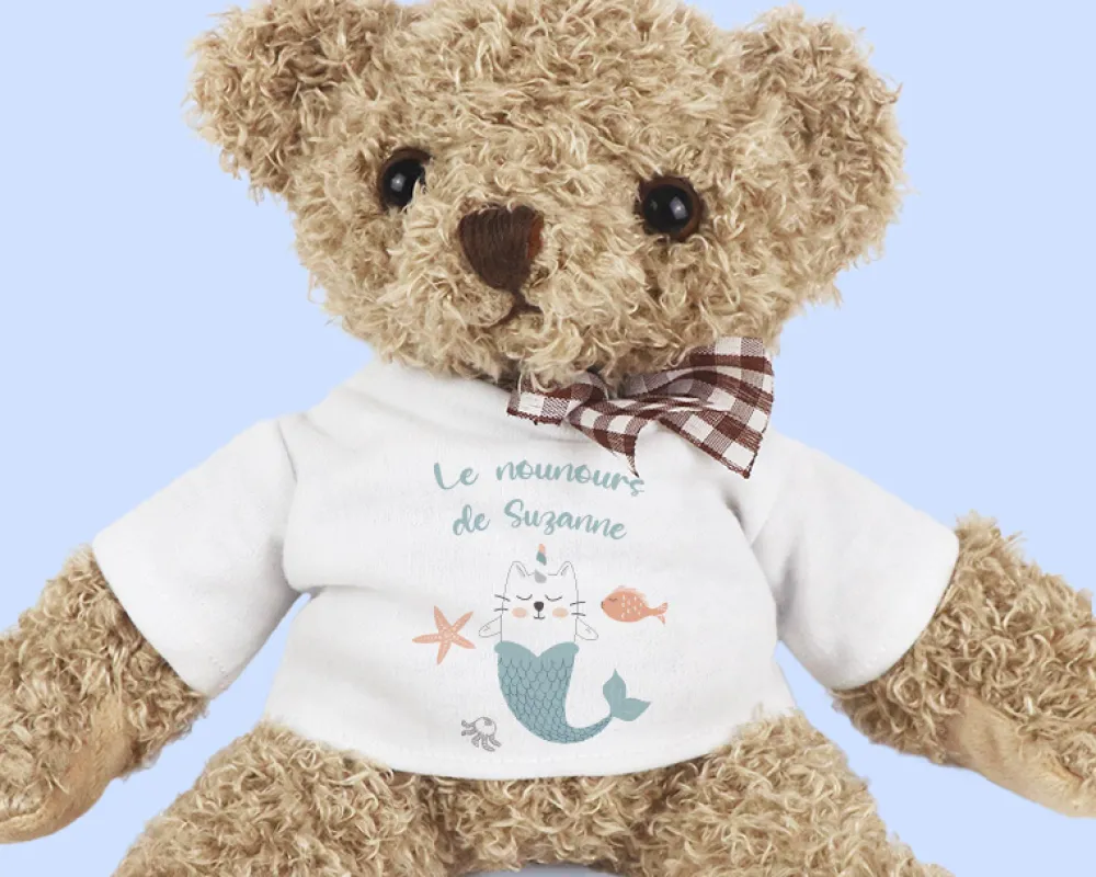 Ourson en peluche personnalisable - Licorne|Cadeaux.com Hot