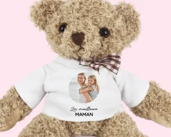 Ourson en peluche personnalisable - Photo et message|Cadeaux.com Clearance