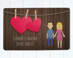 Paillasson personnalisé - Couple Family Circus|Cadeaux.com Discount