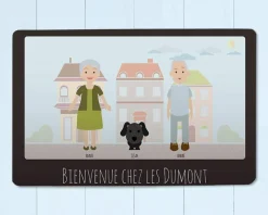 Paillasson personnalisé - Family Circus|Cadeaux.com New