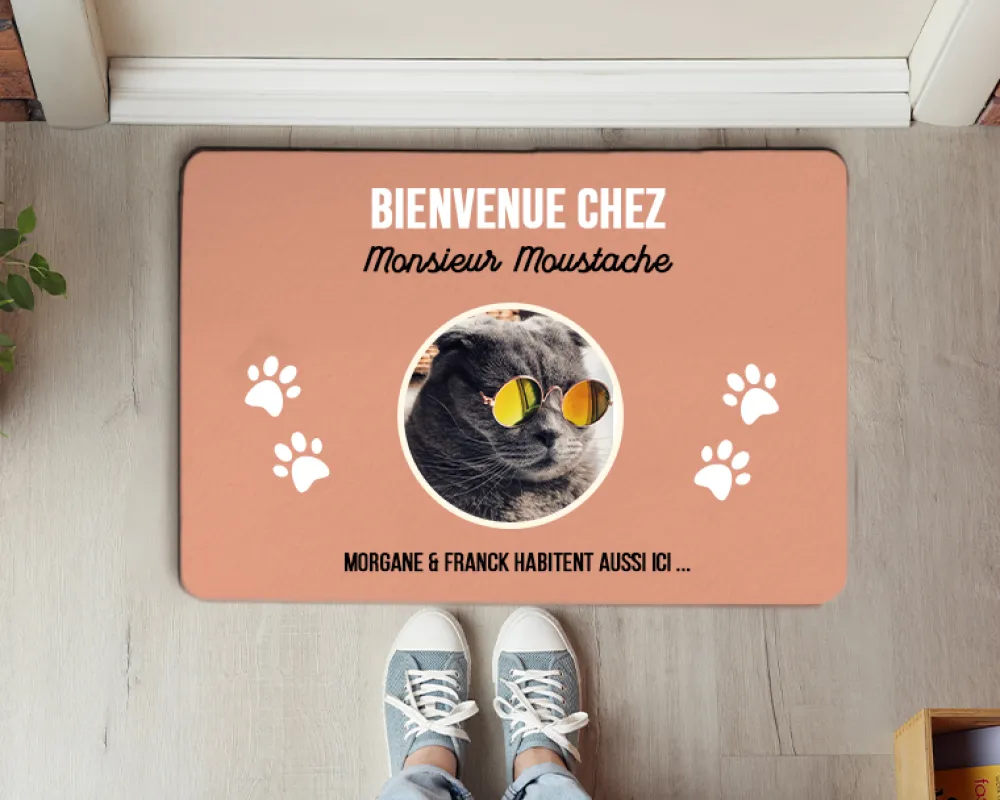 Paillasson personnalisé Animal de Compagnie|Cadeaux.com New