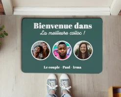 Paillasson personnalisé multi-photos|Cadeaux.com Best