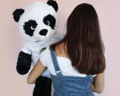 Panda Géant Personnalisable - Coeur Photo|Cadeaux.com Outlet