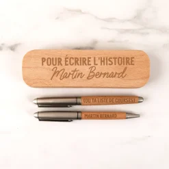 Parure de stylos personnalisés - Message|Cadeaux.com Online