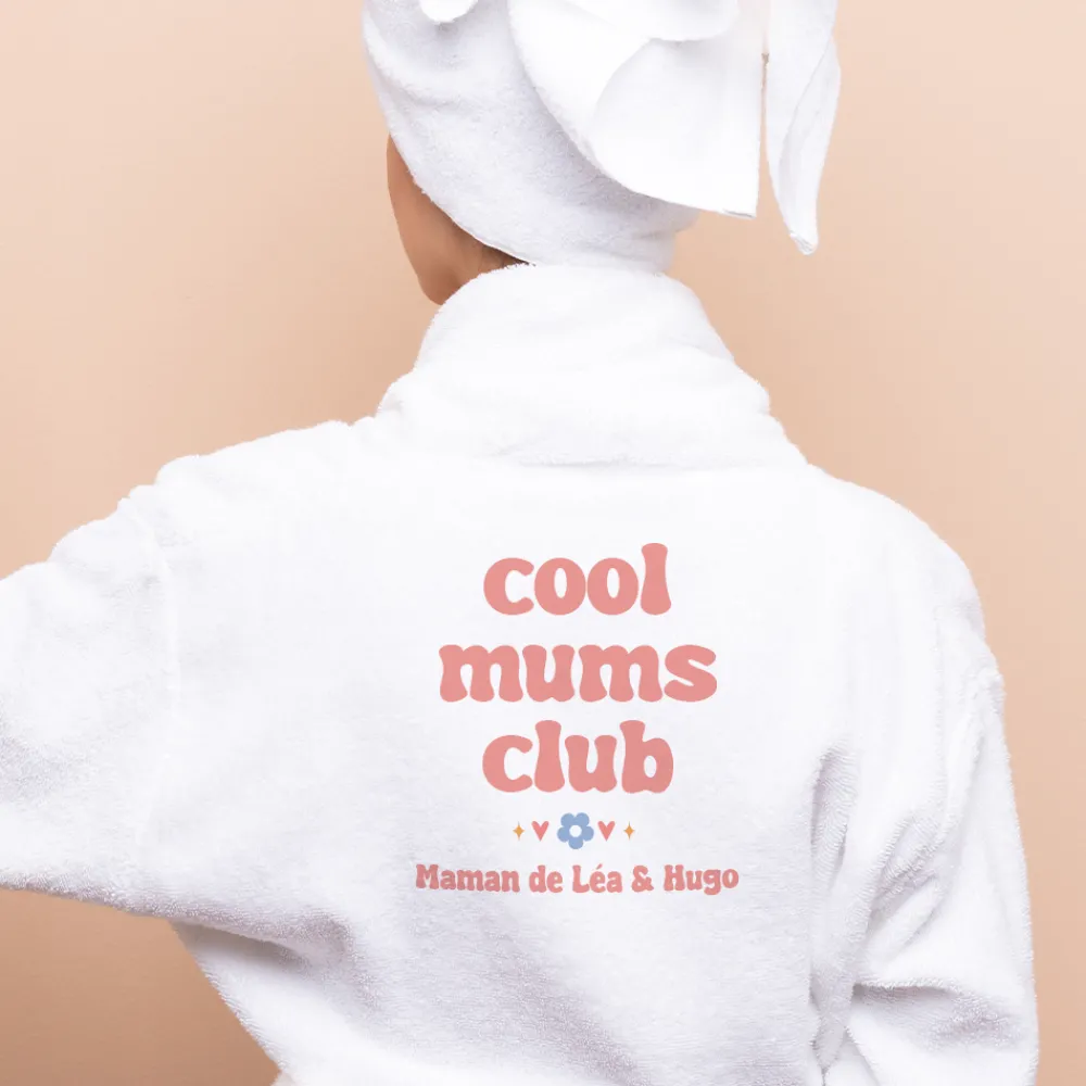 Peignoir personnalisé - Cool Mums Club|Cadeaux.com New