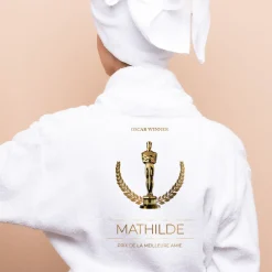 Peignoir personnalisé - Oscars|Cadeaux.com