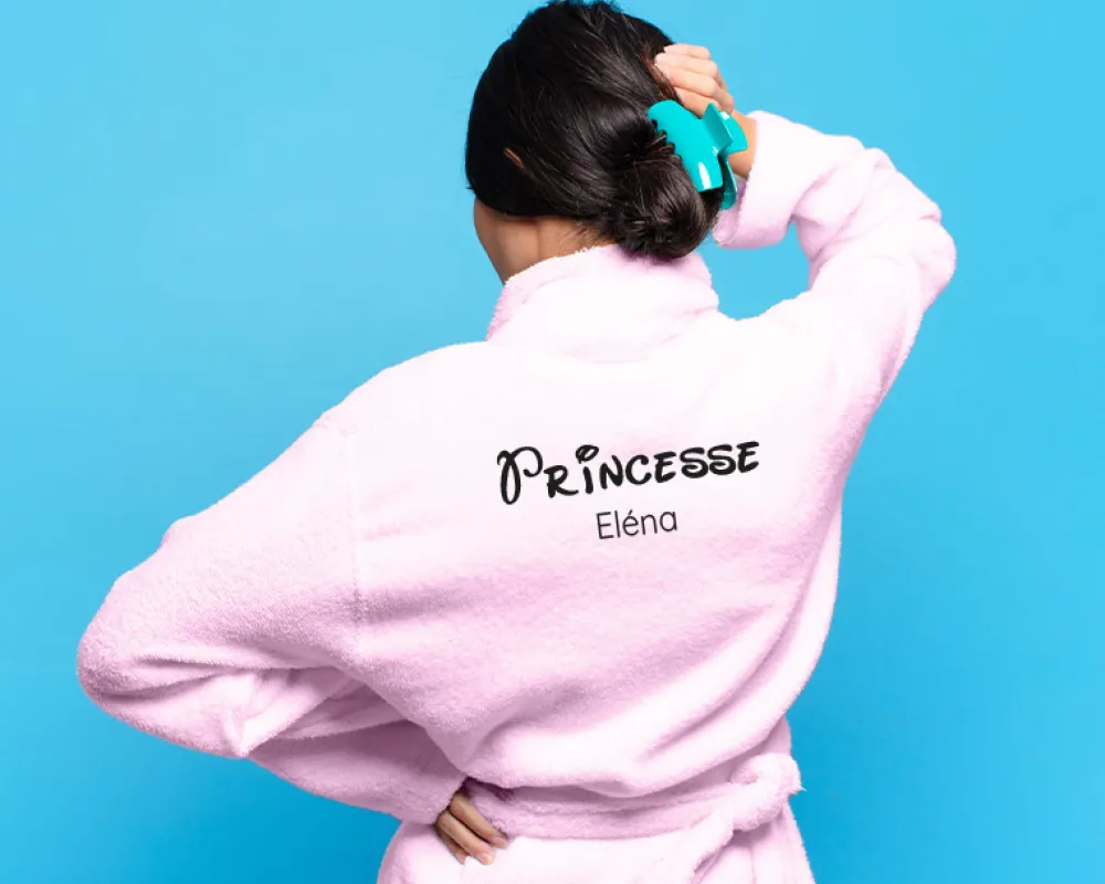 Peignoir personnalisé - Princesse|Cadeaux.com Outlet