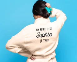 Peignoir personnalisé - Prénom ou message|Cadeaux.com