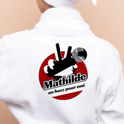 Peignoir personnalisé - The Buzz|Cadeaux.com Hot