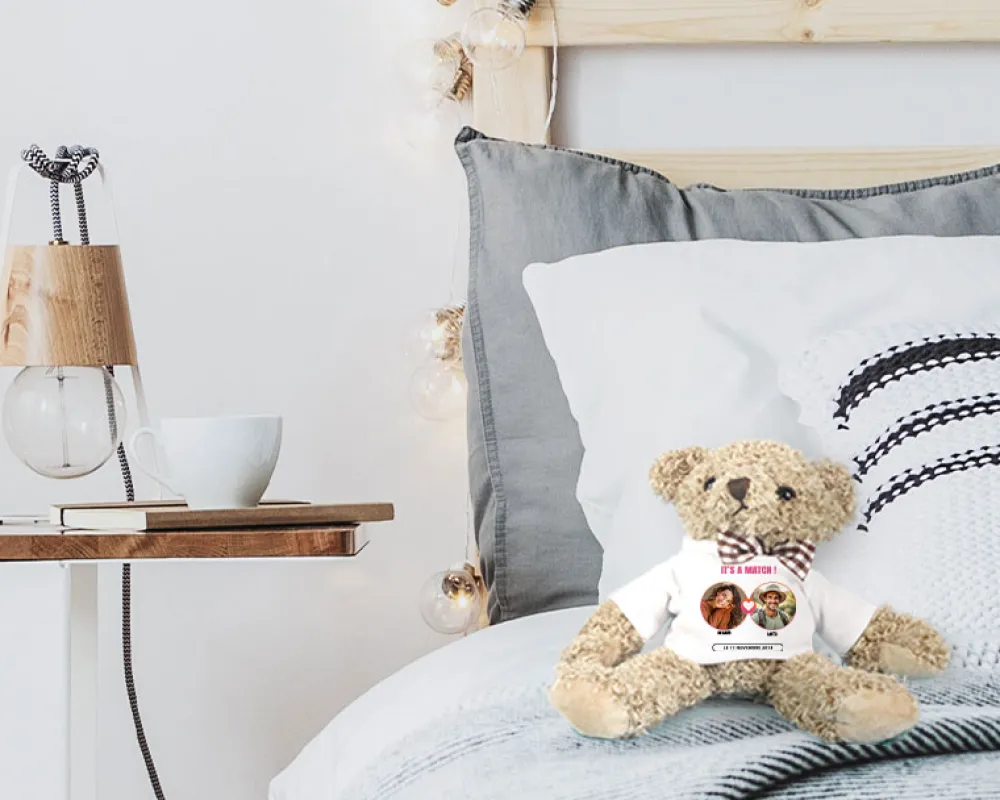Peluche personnalisée - It's a match|Cadeaux.com Best