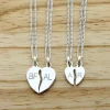 Pendentif Coeur à Partager en Argent véritable|Cadeaux.com Hot