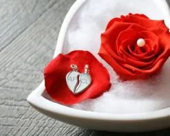 Pendentif Coeur à Partager en Argent véritable|Cadeaux.com Hot