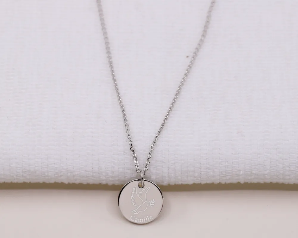 Pendentif personnalisable - Colombe|Cadeaux.com Clearance