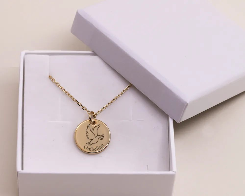 Pendentif personnalisable - Colombe|Cadeaux.com Clearance