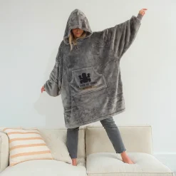 Plaid à capuche personnalisé - Totem|Cadeaux.com Discount