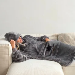 Plaid à capuche personnalisé - Totem|Cadeaux.com Discount