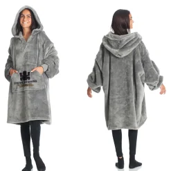 Plaid à capuche personnalisé - Totem|Cadeaux.com Discount