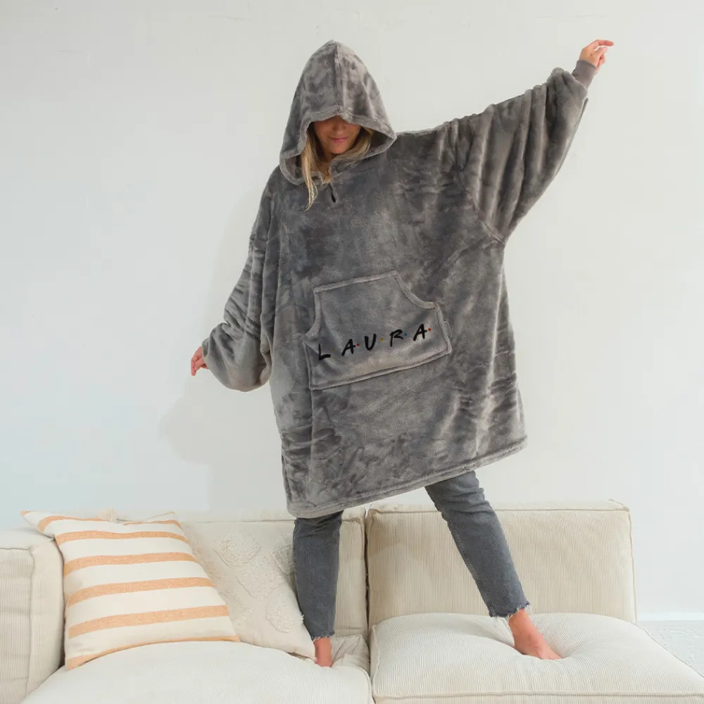 Plaid à capuche personnalisé - Bande de potes|Cadeaux.com Hot