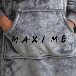 Plaid à capuche personnalisé - Bande de potes|Cadeaux.com Hot