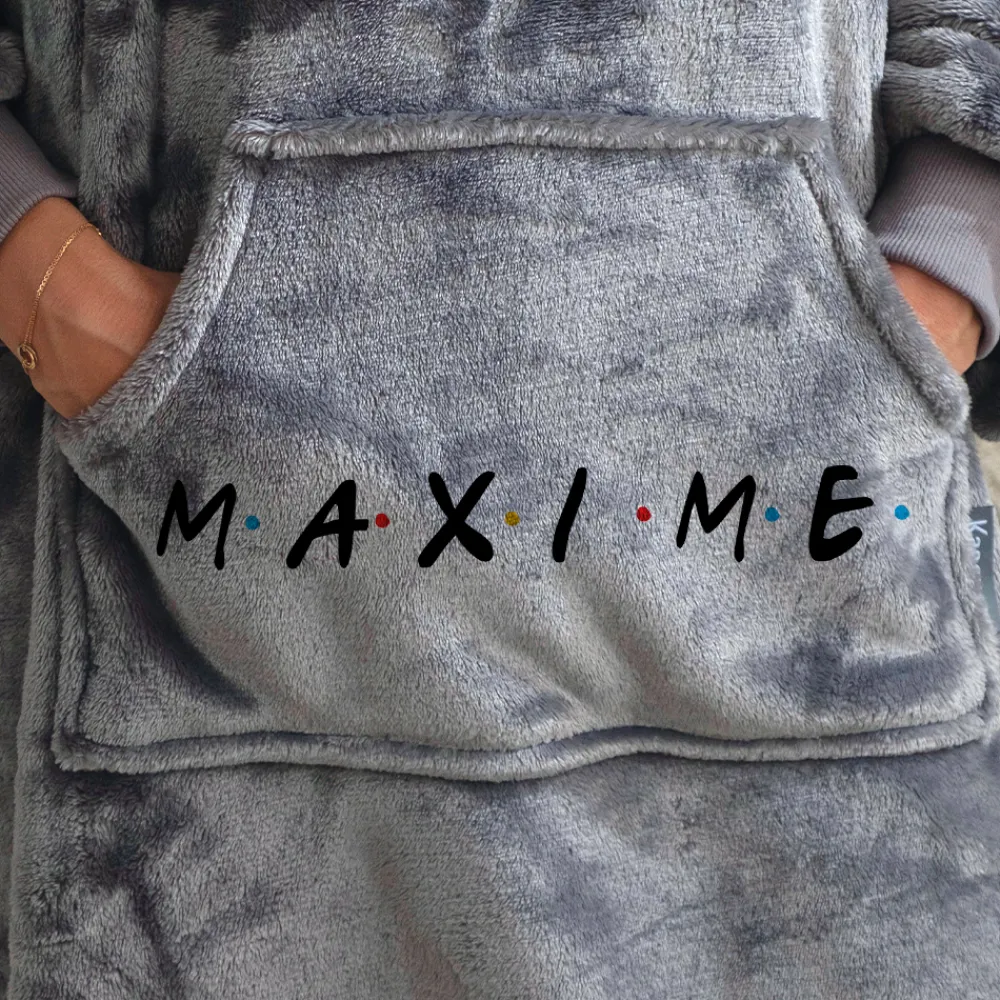 Plaid à capuche personnalisé - Bande de potes|Cadeaux.com Hot