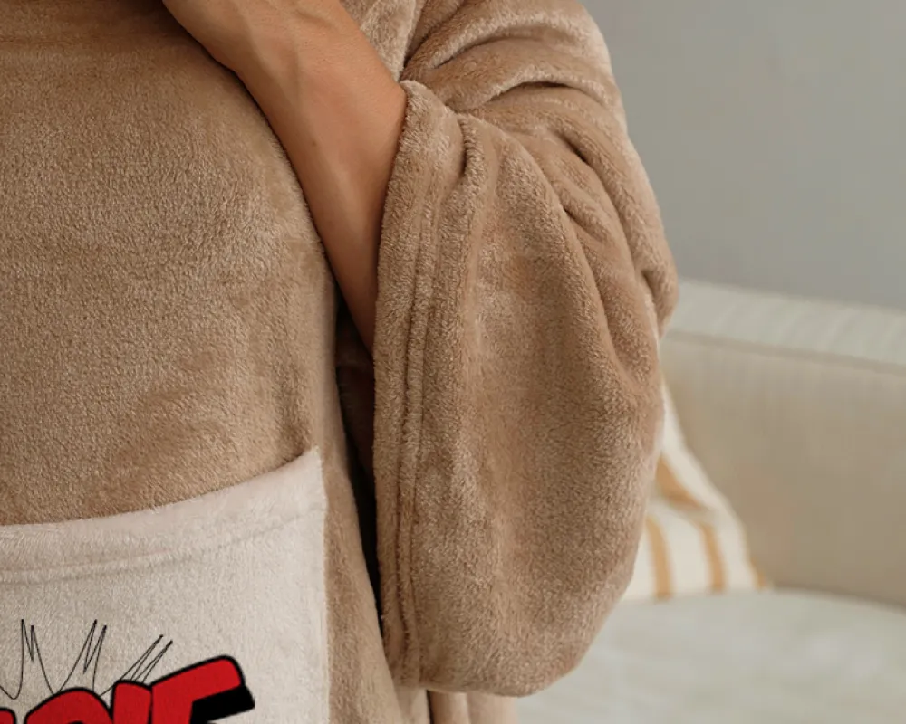 Plaid à manches personnalisé - Comics|Cadeaux.com New