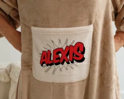 Plaid à manches personnalisé - Comics|Cadeaux.com New