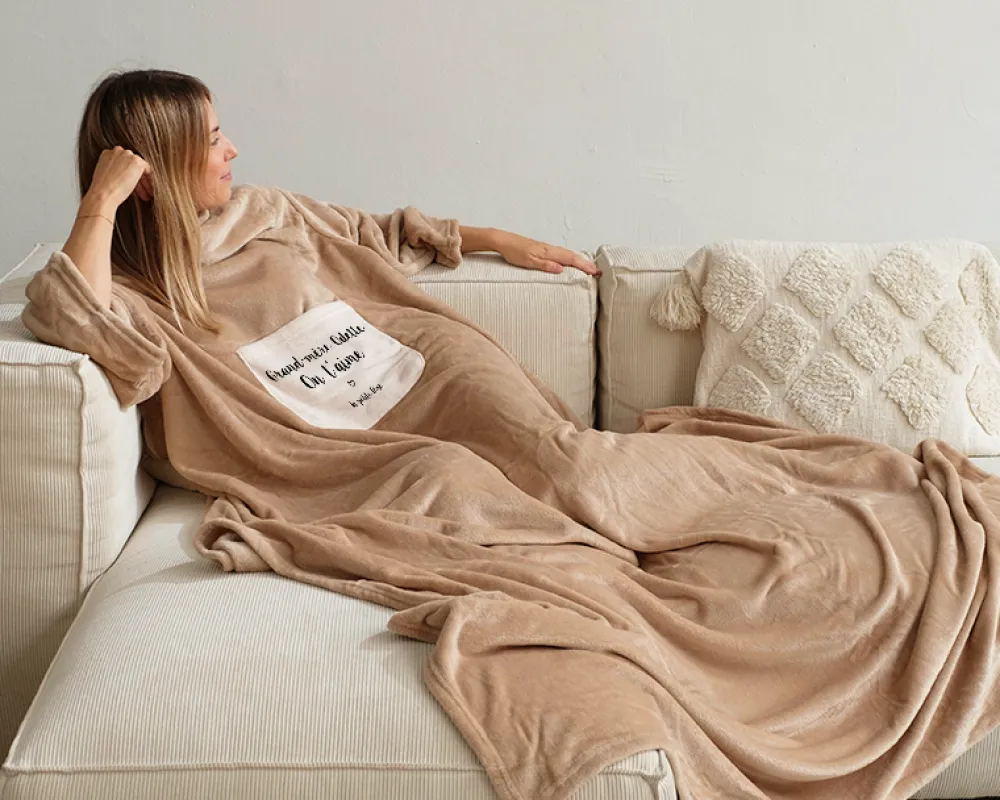 Plaid à manches personnalisé - Grand Mère|Cadeaux.com Clearance