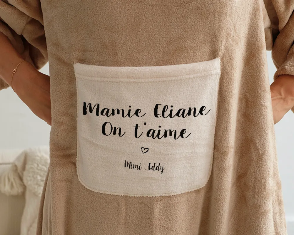 Plaid à manches personnalisé - Grand Mère|Cadeaux.com Clearance