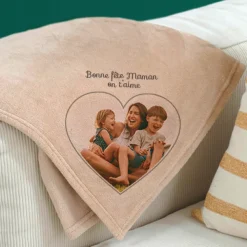 Plaid personnalisé - Coeur Photo|Cadeaux.com Clearance