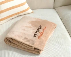 Plaid personnalisé - Message couleur|Cadeaux.com New