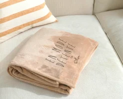 Plaid personnalisé - Message|Cadeaux.com Online