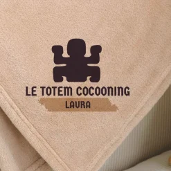 Plaid personnalisé - Totem|Cadeaux.com New