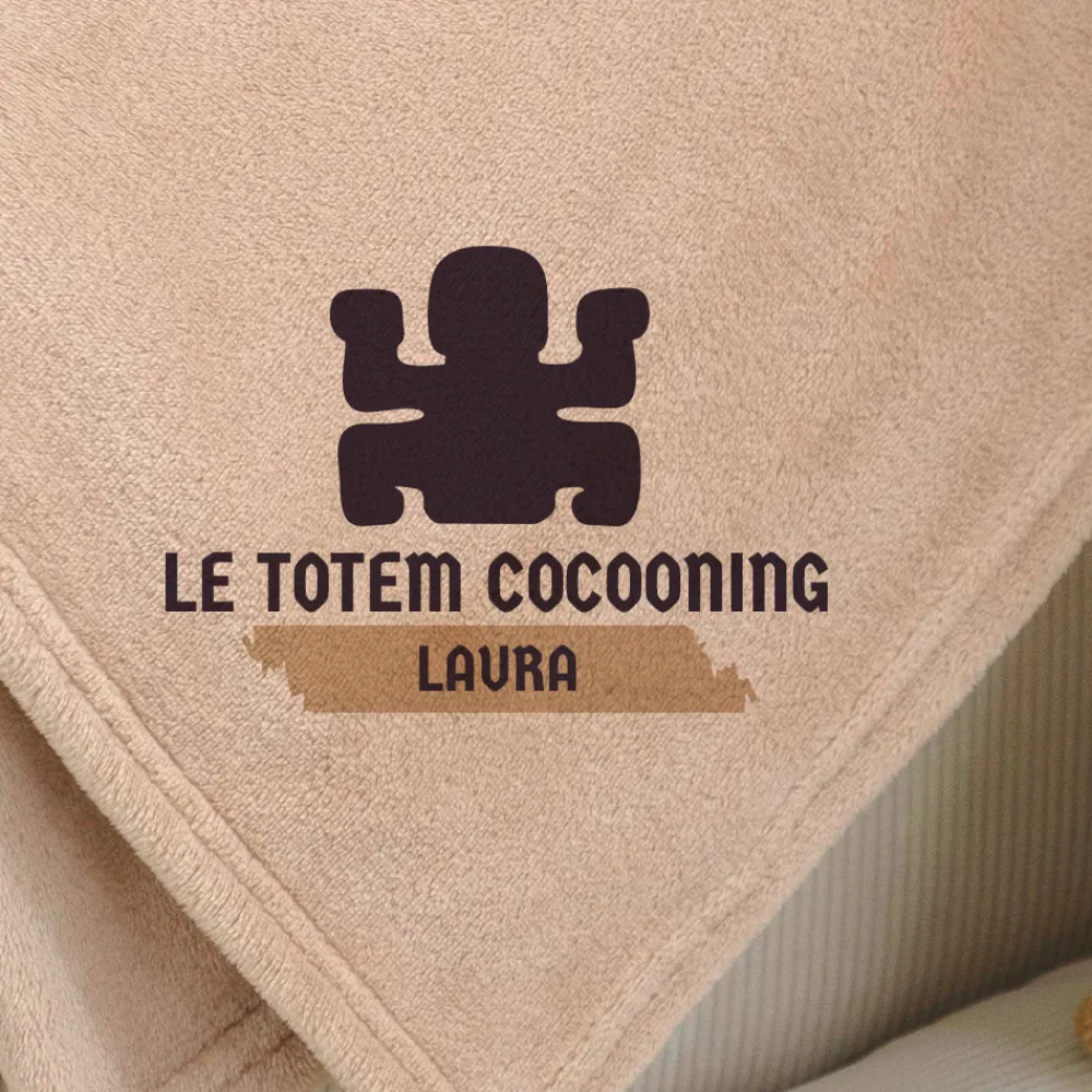 Plaid personnalisé - Totem|Cadeaux.com New