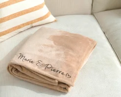 Plaid personnalisé couple - Prénoms|Cadeaux.com Clearance