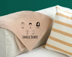 Plaid personnalisé famille - Family Circus|Cadeaux.com Outlet