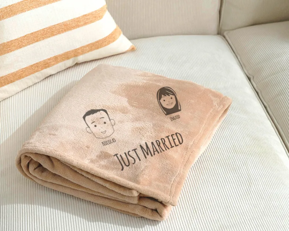 Plaid personnalisé famille - Family Circus|Cadeaux.com Outlet