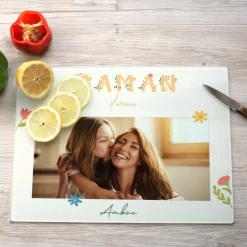 Planche à découper en verre personnalisée - Amour Fleuri|Cadeaux.com Clearance