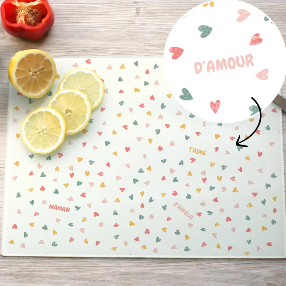 Planche à découper en verre personnalisée - Message Secret|Cadeaux.com Sale