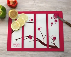 Planche à découper en verre personnalisée - Printemps|Cadeaux.com Discount