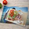 Planche à découper en verre personnalisée - Photo|Cadeaux.com New