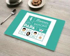 Planche à découper personnalisée papa - Family Circus|Cadeaux.com Online