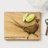 Planche à découper personnalisée en chêne écossais avec décapsuleur - Faisan|Cadeaux.com Hot
