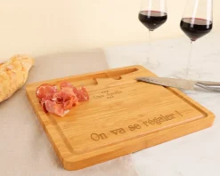 Planche à découper personnalisée avec couteau - Oui Chef|Cadeaux.com Clearance