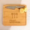 Planche à découper personnalisée avec couteau - Prénom|Cadeaux.com Clearance
